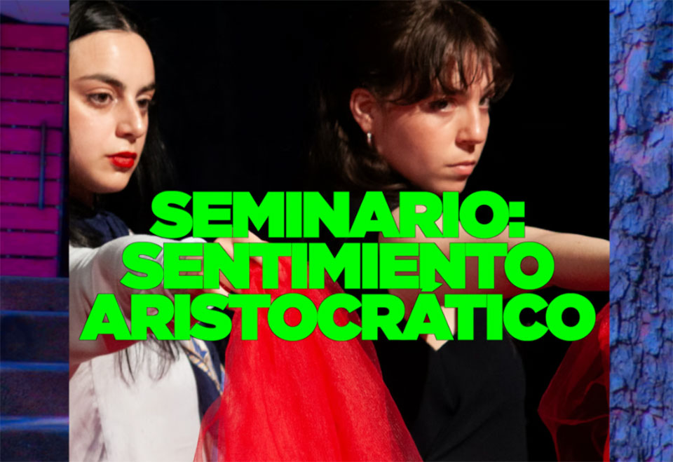 Seminario: sentimiento aristocrático 